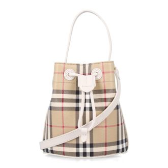 Burberry London Mini Check Bucket Bag