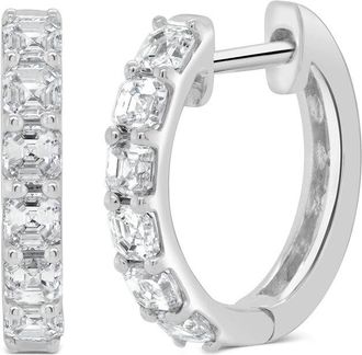 Sabrina Designs 14K 1.02 Ct. Tw. Diamond Huggie Earrings