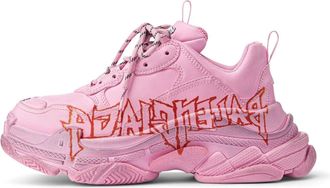 Balenciaga (WMNS) Balenciaga Triple S Diy Metal Pink Black Red 524039W2FAY5016