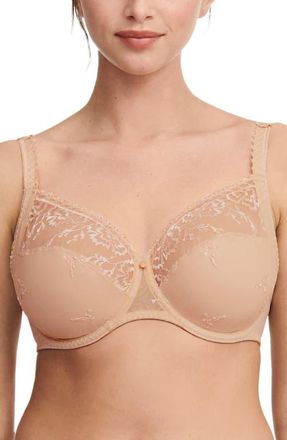 Chantelle Every Curve Full Coverage Underwire Bra in Beige Blush at Nordstrom, Size 38F
