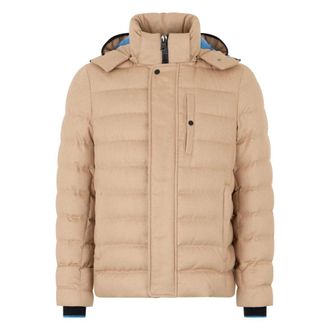 Herno Silk & Cashmere Padded Jacket - male - Herno - Winter Jackets - Beige - 2XL - Jackets
