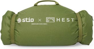 Stio | Unisex x HEST Dog Bed - MD, Size Medium in Grasshopper/Vanilla Ice