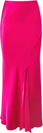 Alejandra Alonso Rojas Gonna midi in seta - Rosa