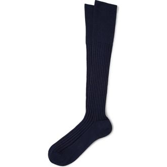 Brunello Cucinelli Knit socks in Blue at Nordstrom, Size Xx-Large Eu
