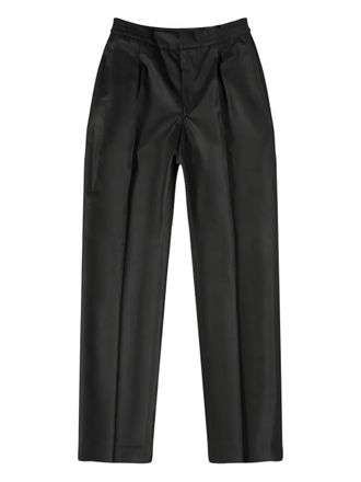 Officine G&eacute;n&eacute;rale leather trousers - Nero