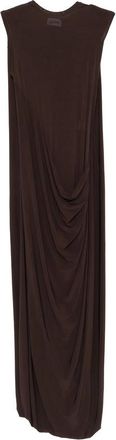 Jean Paul Gaultier Draped Sleeveless Maxi Dress