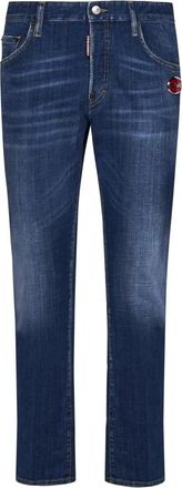 Dsquared2 Skater Jeans - Heren - Slim Fit Jeans - Blauw - XL - Katoen - Jeans
