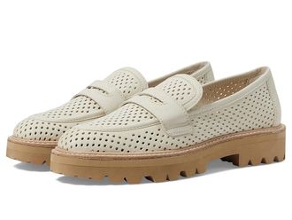 Dolce Vita Malila Womens Flat Shoes Ivory Nubuck : 7.5 M, Leather