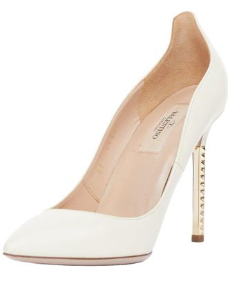 Valentino Womens Leather Soul Rockstud Micro Stud Pump (Authentic Pre-Loved)