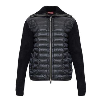 Diesel Heren, Jassen, Zwart, Maat: 3XL Leer