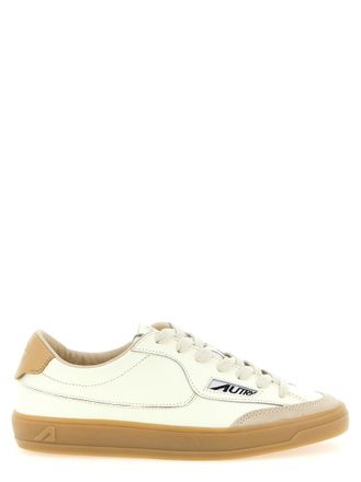 Autry Tan Lace Up Sneakers