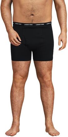 Lands End Knit Boxer Brief Mixed 3 Pack in Black at Nordstrom, Size Xx-Large