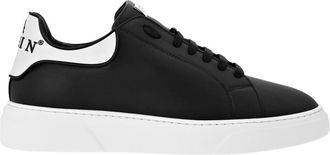 Philipp Plein Schoenen, unisex, Zwart, 37 EU, Leer, Big Bang Low-Top Sneakers