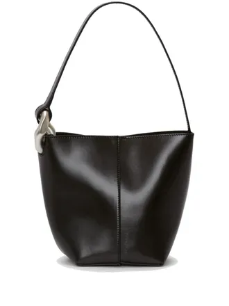 J.W.Anderson Kleine Corner leren shopper - Zwart