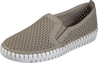 Skechers SEPULVEDA BLVD - A LA MODE, Womens Slip On, Beige (Taupe Microfiber/Off White Trim Tpe), 4.5 UK (37.5 EU)