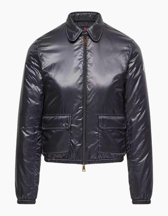 Moncler Womens Womens Lanset Jacket Navy - Size: 12
