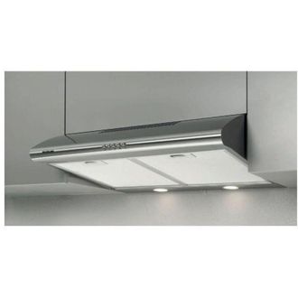 Silverline 1201.9.733.01 Cappa ad incasso Filtrante Controllo con tasti Classe Energetica D Sottopensile 3 Velocita Portata 480 m&sup3;-h 90cm Inox