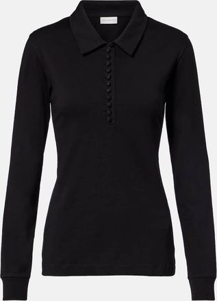 Dries Van Noten Cotton jersey polo shirt