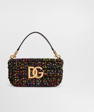 Dolce & Gabbana 3.5 Handbag In Boucl&eacute; - Woman Handbags Multi-colored Onesize