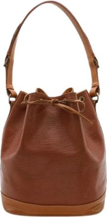 Louis Vuitton Pre-owned Noe Epi Shoulder Bag - Dames - Vintage Tas - Bruin - ONE Size - Leer - Vintage