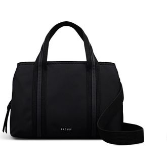 Radley London Halley Row Medium Ziptop Satchel Bag in Black at Nordstrom