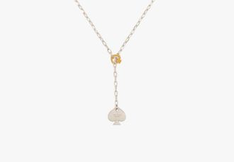 Kate Spade New York Statement Spade Lariat Necklace