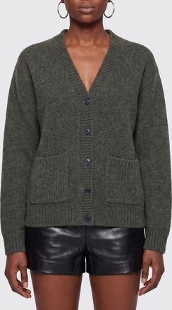 Dries Van Noten Cardigan relaxed fit in misto lana e alpaca con scollo a V