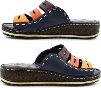 Generic Ladies Real Leather Sandals Ladies Lightweight Sandals Size 8 Womens Lightweight Sandal Size 3 Real Leather Sandal Womens Wedges Mule Wedge Wedges Mul