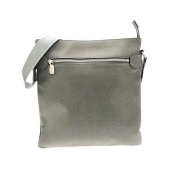 Louis Vuitton Pre-owned Cross Body Bags, male, Gray, Size: ONE SIZE Pre-owned Taiga Shoulder Bag