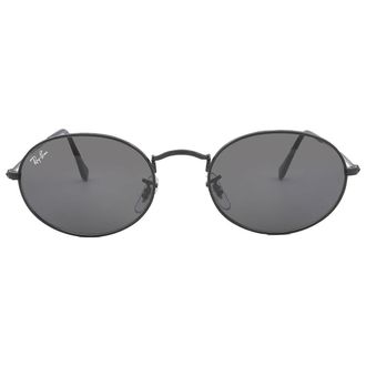 Ray-Ban Ray Ban Oval Dark Gray Unisex Sunglasses RB3547 002/B1 54