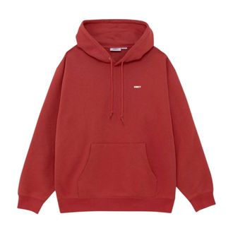 Obey Hoodies & sweatvesten, Heren, Rood, M, Katoen, Premium Hoodie