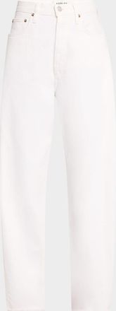 A Gold E Luna Tapered Raw Hem Jeans