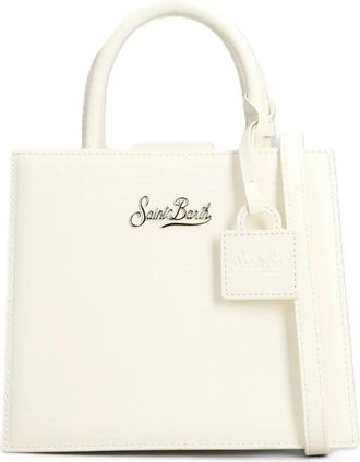 MC2 Saint Barth Shop Bag Mini - Dames - Handtassen - Wit - ONE Size - Katoen - Tassen