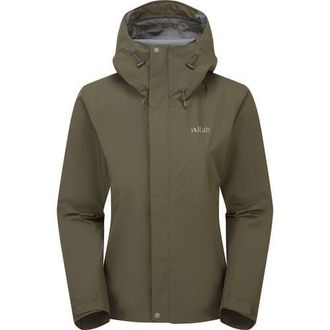 RAB Downpour Jacket - Womens in Army at Nordstrom, Size Small
