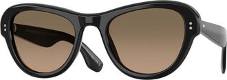 Oliver Peoples Encina Zonnebril - unisex - Zonnebrillen - Zwart - 53 MM - Accessoires