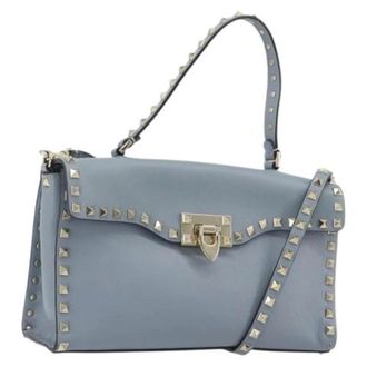 Valentino Pre-owned Vintage Hand Bag - Dames - Pre-owned - Blauw - Maat: ONE Size Leer