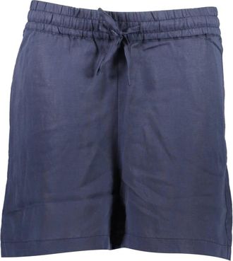 North Sails Drawstring Shorts - Dames - Korte Broeken - Blauw - XL - Linnen - Korte Broeken