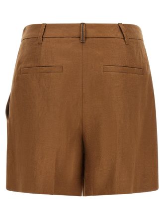 Brunello Cucinelli Monile Bermuda Shorts - Tobacco brown