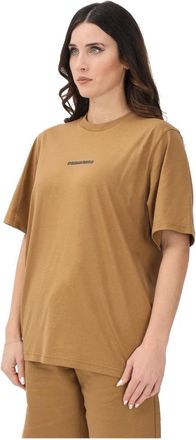 Dsquared2 T-shirt met korte mouwen - Dames - T-shirts - Bruin - 2XS - Tops