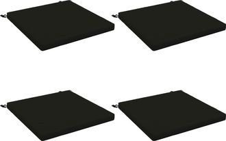 vidaXL Cojines De Asiento De 4 Piezas Soest 4 Uds. 100% Poli&eacute;ster Vidaxl