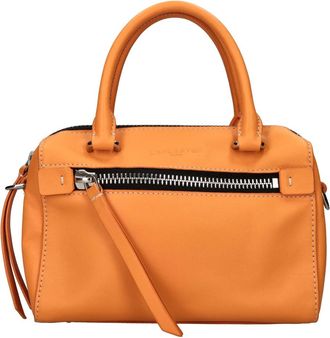 Lancaster Small Duffle Bag - Dames - Handtassen - Oranje - ONE Size - Leer - Tassen
