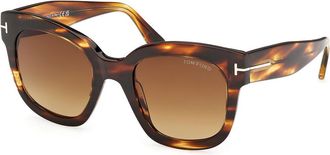 Tom Ford FT0613 BEATRIX-02 55F Womens Sunglasses Tortoiseshell Size 52