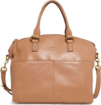 American Leather Co. Carrie Dome Satchel in Nutmeg Smooth at Nordstrom Rack