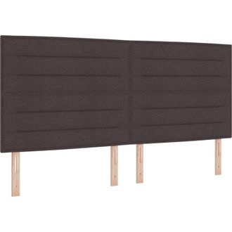 vidaXL Box Spring Bed with Mattress Dark Grey 90x190 cm Fabric vidaXL