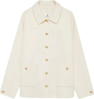 Anine Bing Jassen, Dames, Beige, XS, Stijlvolle buitenkleding voor modeliefhebbers