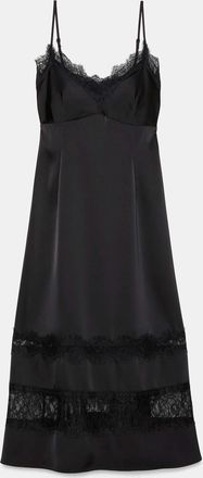 Kate Spade New York Lace Trim Satin Slip Dress