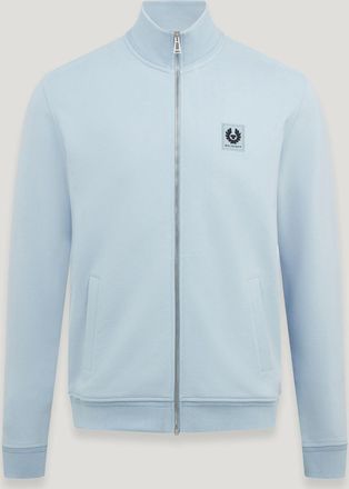 Belstaff Belstaff Felpa Con Zip Intera uomo Pile di cotone Celeste L