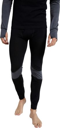 Mountain Warehouse Ultra Mens Merino Pants - Quick Wicking, Quick Drying, Antibacterial, Thermal Leggings - Best for Winter Camping, Outdoors, Travelling & Hiking Black 