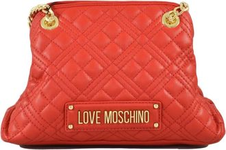 Love Moschino Shoulder Bags, female, Red, Size: ONE SIZE Stylish PU Shoulder Bag