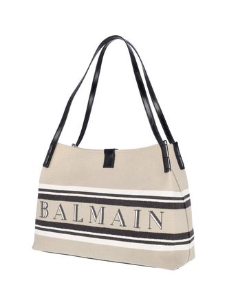Balmain Womens Bags White Cotton